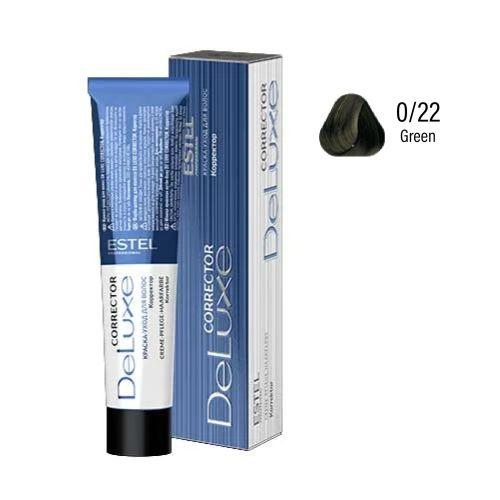 Estel - DE LUXE CORRECTOR Care Hair Color Cream  Green Corrector, 60 ml     NLC/22