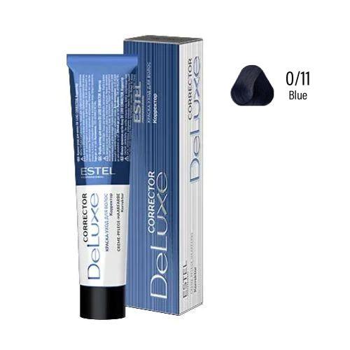 Estel - DE LUXE CORRECTOR Care Hair Color Cream  Blue Corrector, 60 ml    NLC/11