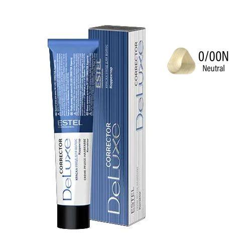 Estel - DE LUXE CORRECTOR Care Hair Color Cream  Neutral Corrector, 60 ml  - NLC/N