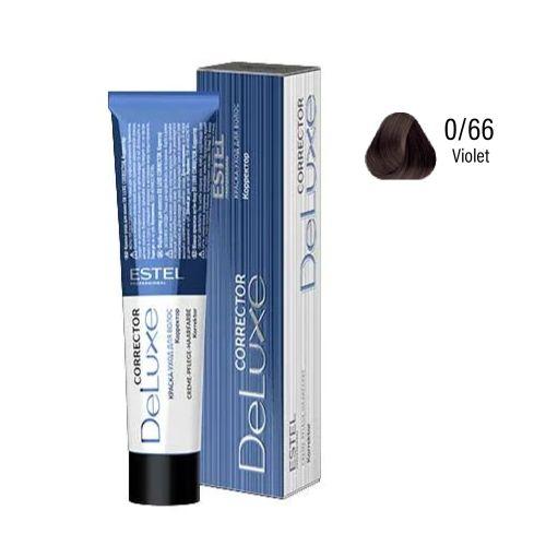Estel - DE LUXE CORRECTOR Care Hair Color Cream  Violet Corrector, 60 ml  NLC/66