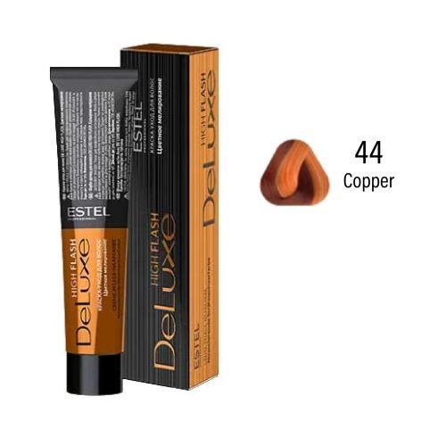 Estel - DE LUXE HIGH FLASH Care Hair Color Cream  Copper, 60 ml NLF/44