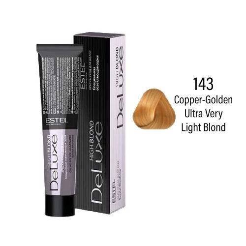 Este -DE LUXE HIGH BLOND Care Hair Color Cream  Copper-Golden Ultra Very Light Blond, 60 ml  NHB143