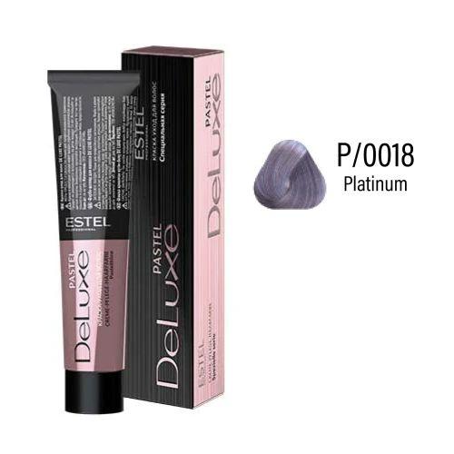 Estel - DE LUXE PASTEL Care Hair Color Cream  Platinum  (60 ml) NDP/0018