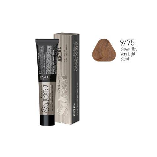 Estel - Color Cream for Grey Hair DE LUXE SILVER   Brown-Red Very Light Blond, 60 ml - DLS9/75