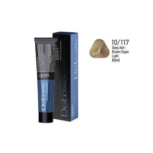 Estel - DE LUXE Care Hair Color Cream  Deep Ash-Brown Super Light Blond, 60 ml NDL10/117