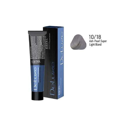 Estel - DE LUXE Care Hair Color Cream  Ash-Pearl Super Light Blond, 60 ml - NDL10\18