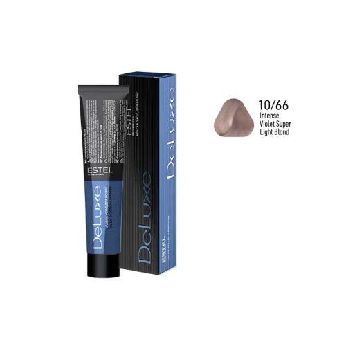 Estel - DE LUXE Care Hair Color Cream  Intense Violet Super Light Blond, 60 ml - NDL10/66
