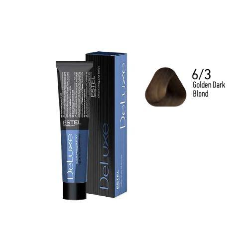 Estel - DE LUXE Care Hair Color Cream  Golden Dark Blond, 60 ml - NDL6/3