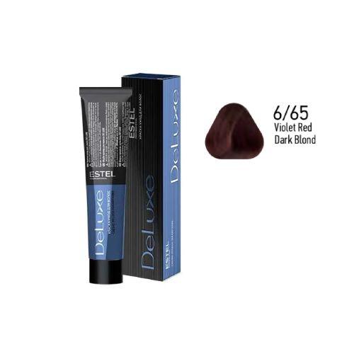 Estel - DE LUXE Care Hair Color Cream  Violet Red Dark Blond, 60 ml -NDL6/65