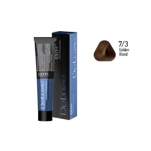 Estel - DE LUXE Care Hair Color Cream  Golden Blond, 60 ml - NDL7/3