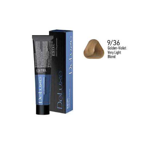Estel - DE LUXE Care Hair Color Cream  Golden-Violet Very Light Blond, 60 ml - NDL9/36