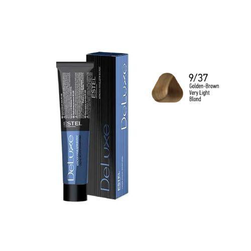 Estel - DE LUXE Care Hair Color Cream  Golden-Brown Very Light Blond, 60 ml - NDL9/37