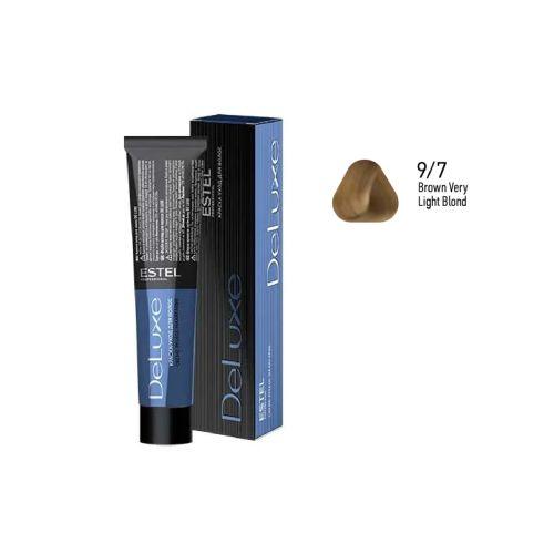 Estel - DE LUXE Care Hair Color Cream  Brown Very Light Blond, 60 ml - NDL9/7