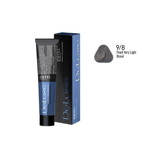 Estel - DE LUXE Care Hair Color Cream  Pearl Very Light Blond, 60 ml - NDL9/8