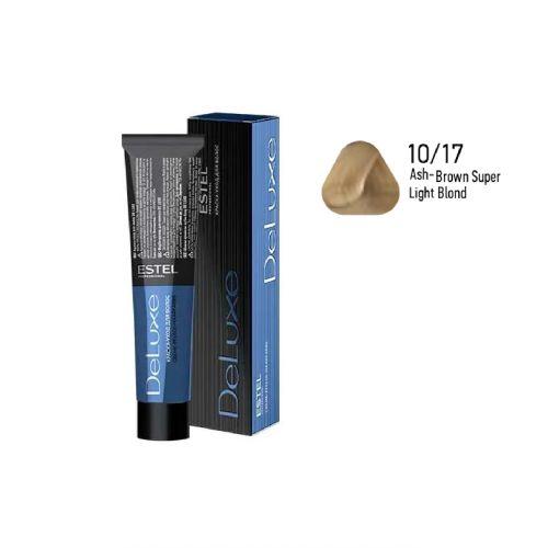 Estel - DE LUXE Care Hair Color Cream  Ash-Brown Super Light Blond, 60 ml - NDL10\17