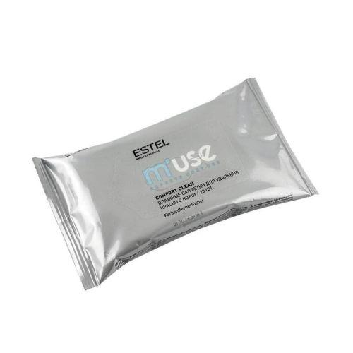 ESTEL Wet wipes for removing colour from skin estel muse comfort clean - MU/CC